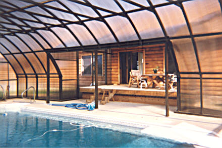 Arch Light Pool Enclosure